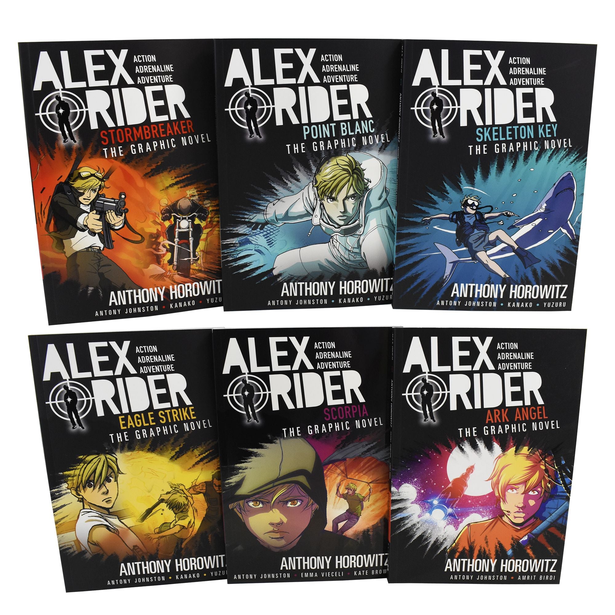 Alex Rider Hardback Alex Rider The Graphic Novel Collection 6 Books Set By Anthony Horowit ...