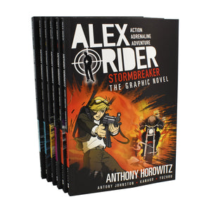 Alex Rider The Graphic Novel Collection 6 Books Box Set By Anthony Horowitz - Ages 9-14 - Paperback