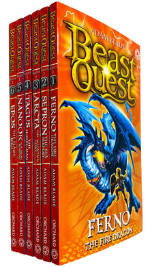 Beast Quest 6 Books Collection Set Series 1 by Adam Blade - Ages 7-9 - Paperback