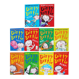 Dirty Bertie 10 Books Collection Set (Series 1-10) by David Roberts - Age 6 years and up - Paperback