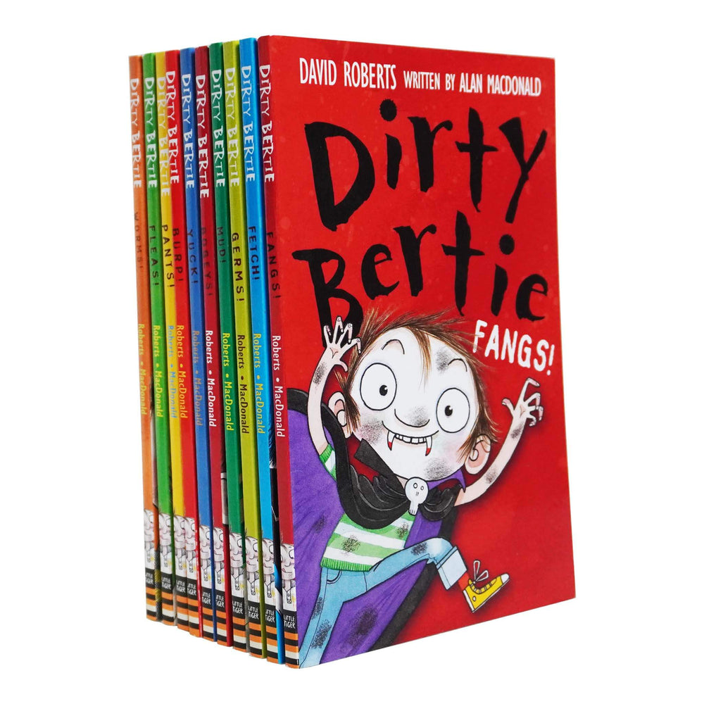 Dirty Bertie Series 1 Collection 10 Books Set (Book 1-10) by Alan MacDonald - Age 6 years and up - Paperback - Bangzo Books Wholesale