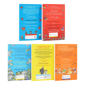 The World Of David Walliams 5 Books Children Collection Box Set - Ages 7-9 - Paperback - Bangzo Books Wholesale