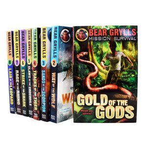 Bear Grylls Mission Survival Collection 8 Books Set - Ages 9-14 - Paperback