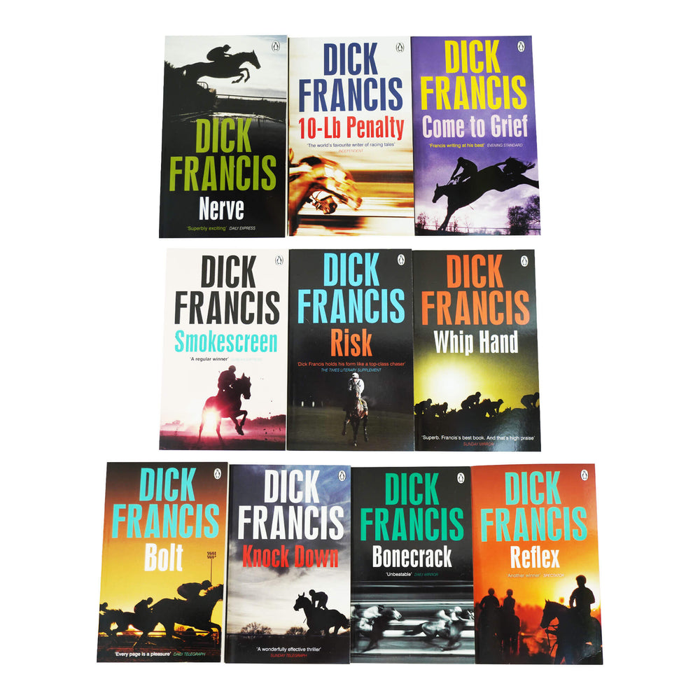 Dick Francis Thriller Collection 10 Books Set - Fiction - Paperback - Bangzo Books Wholesale