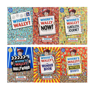 Where's Wally? 6 Books Collection By Martin Handford - Ages 7-9 - Paperback