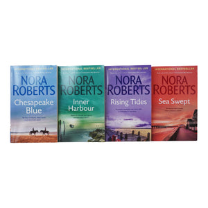 Chesapeake Bay Series 4 Books Collection Set By Nora Roberts - Fiction - Paperback