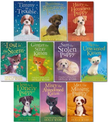 Holly Webb Series 1 - Animal Stories, Pet Rescue Adventure - Puppy and Kitten 10 Books Collection Set (Books 1 To 10) - Age 6 years and up - Paperback