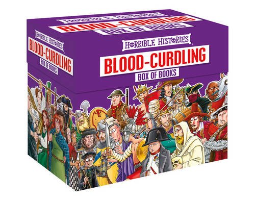 Horrible Histories Blood Curdling 20 Books Young Adult Collection Box Set  By Terry Deary 