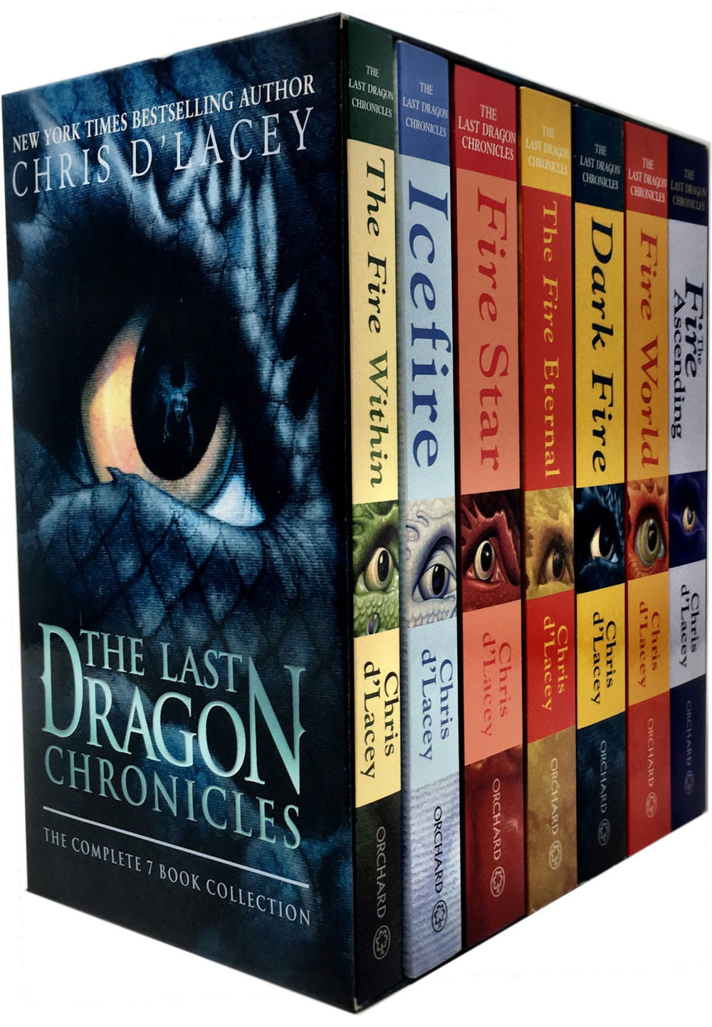 The Last Dragon Chronicles: The Complete Collection by Chris d'Lacey 7 Book Box Set - Ages 6-12 - Paperback - Bangzo Books Wholesale