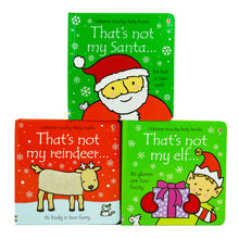 Load image into Gallery viewer, That&#39;s not my Series 3 Books Christmas Collection Set By Fiona Watt (My Santa..., My Reindeer... &amp; My Elf...) - Ages 0-5 - Board Book