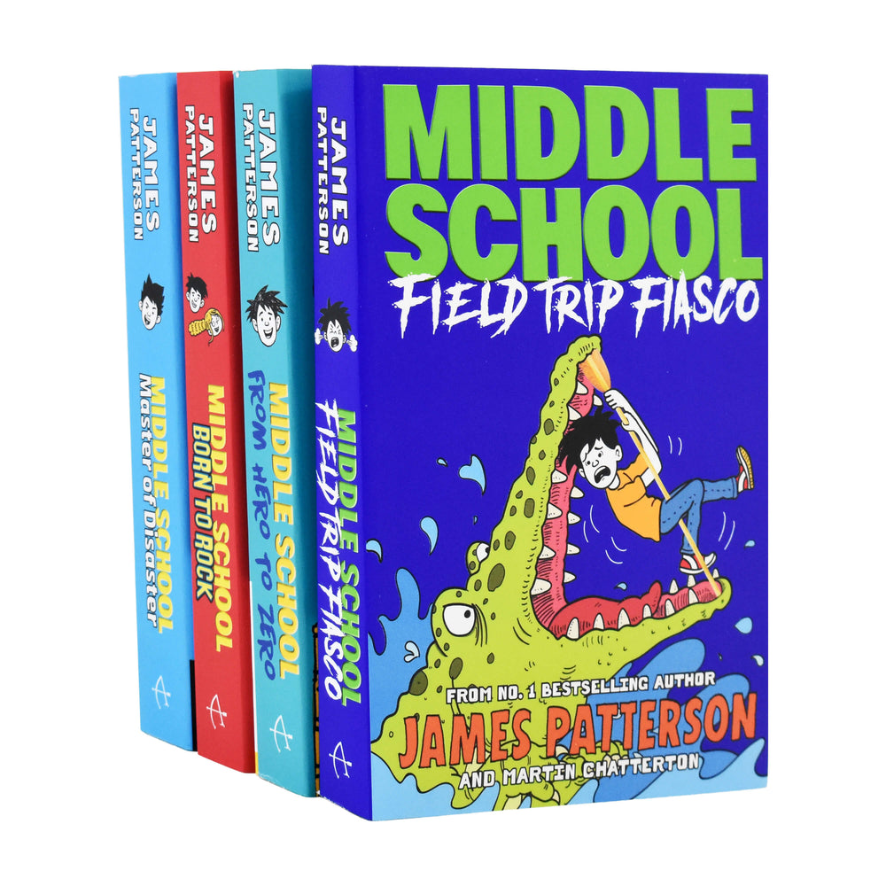 James Patterson Middle School 4 Books Collection Set - Ages 9 -14 - Paperback - Bangzo Books Wholesale