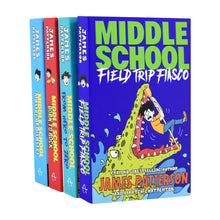 Load image into Gallery viewer, James Patterson Middle School 4 Books - Ages 9 -14 - Paperback
