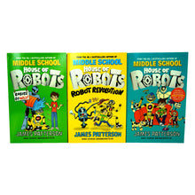 Load image into Gallery viewer, House of Robots Series 3 Books Collection Set By James Patterson - Ages 9-14 - Paperback - Bangzo Books Wholesale