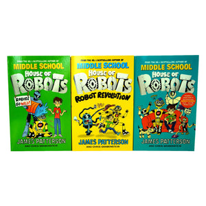 House of Robots Series 3 Books Collection Set By James Patterson - Ages 9-14 - Paperback - Bangzo Books Wholesale