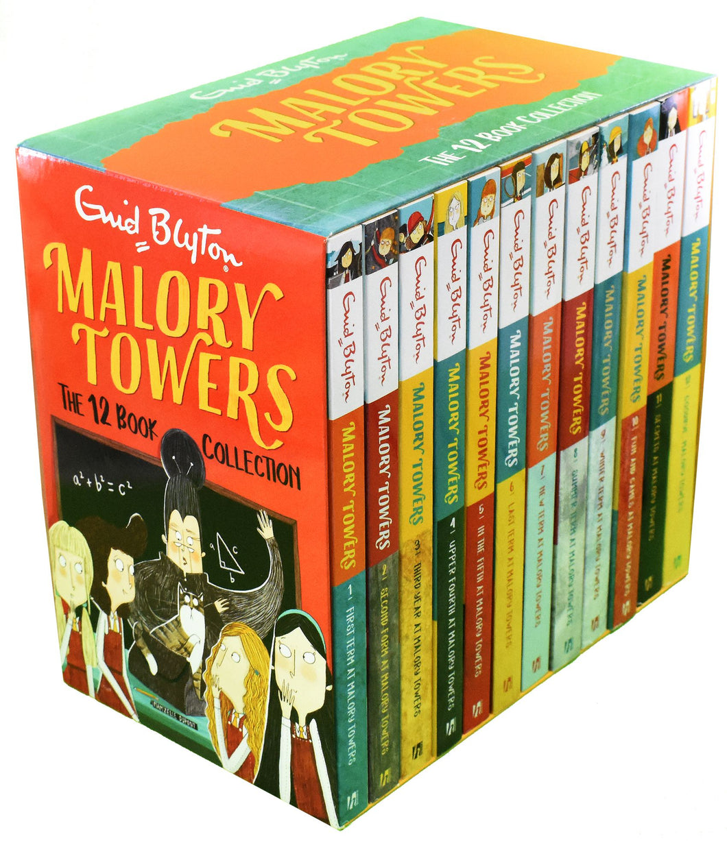 Malory Towers 12 Books Children Collection Box Set By Enid Blyton 