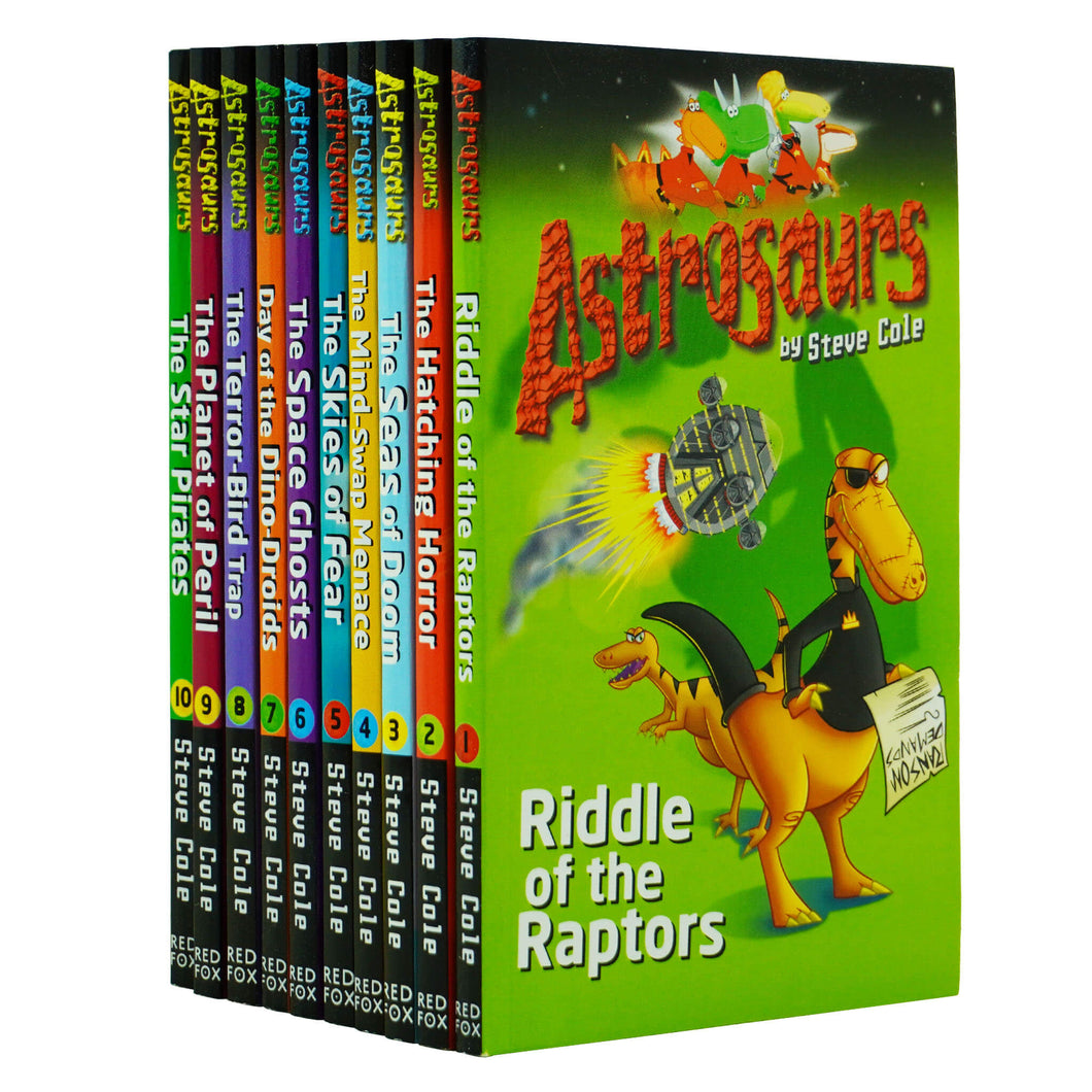 Astrosaurs Series Collection 10 Books Set By Steve Cole - Ages 7+ - Paperback - Bangzo Books Wholesale