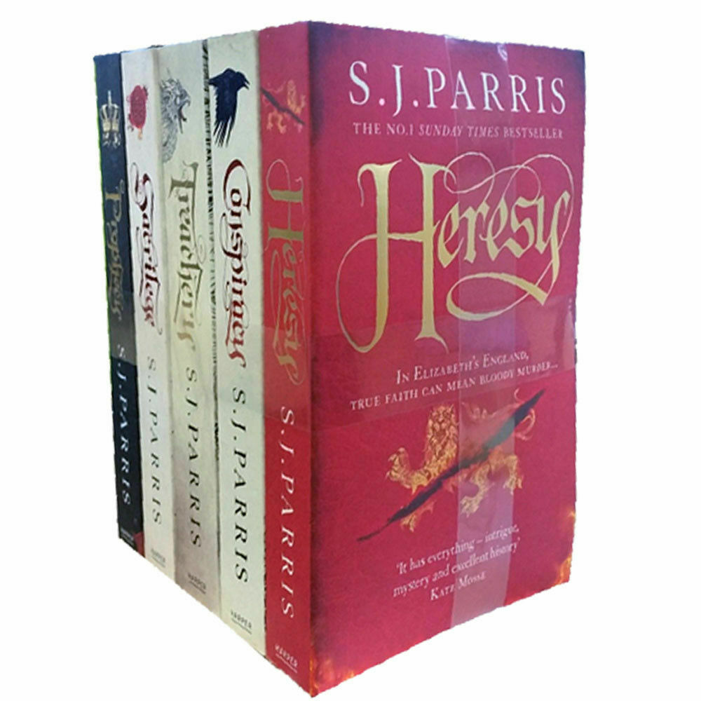 Giordano Bruno Series 5 Books Adult Collection Paperback By S J Parris 