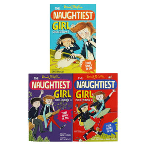 The Naughtiest Girl Collection By Enid Blyton 3 Books Set - Ages 6-11 - Paperback