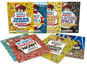 Where'S Wally Amazing Adventures & Activities 8 Books 