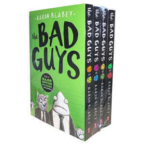 The Bad Guys Episodes by Aaron Blabey: 1-8 Collection 4 Books Set - Ages 7-9 - Paperback