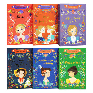 The Complete Jane Austen Collection 6 Books Box Set - Ages 9-14 - Paperback