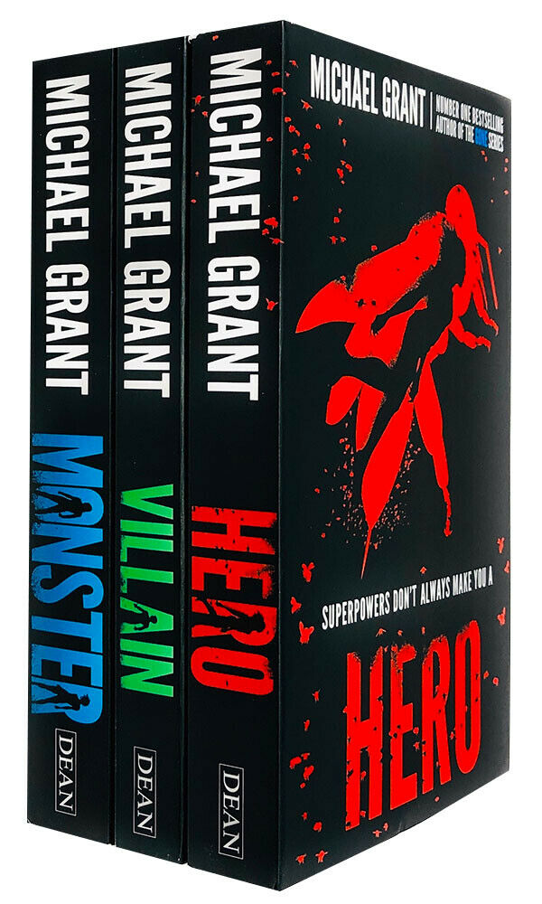 Michael Grant 3 Books (Hero,Vilain,Monster) 