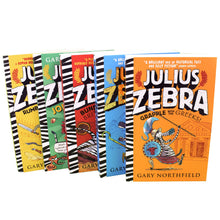Load image into Gallery viewer, Julius Zebra 5 Kids Books Children Collection by Gary Northfield - Ages 7-9 - Paperback