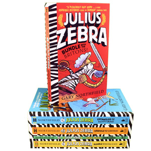 Julius Zebra 5 Kids Books Children Collection by Gary Northfield - Ages 7-9 - Paperback