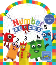 Load image into Gallery viewer, Number Blocks Wipe Clean Fun Children Book Hardback By Sweet Cherry Publisher 
