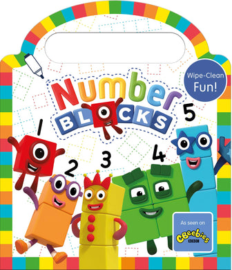 Number Blocks Wipe Clean Fun Children Book Hardback By Sweet Cherry Publisher 