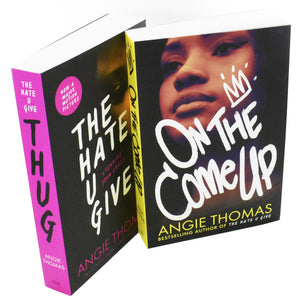 Hate U & On Come 2 Books Young Adult Collection Paperback Box Set By Angie Thomas 