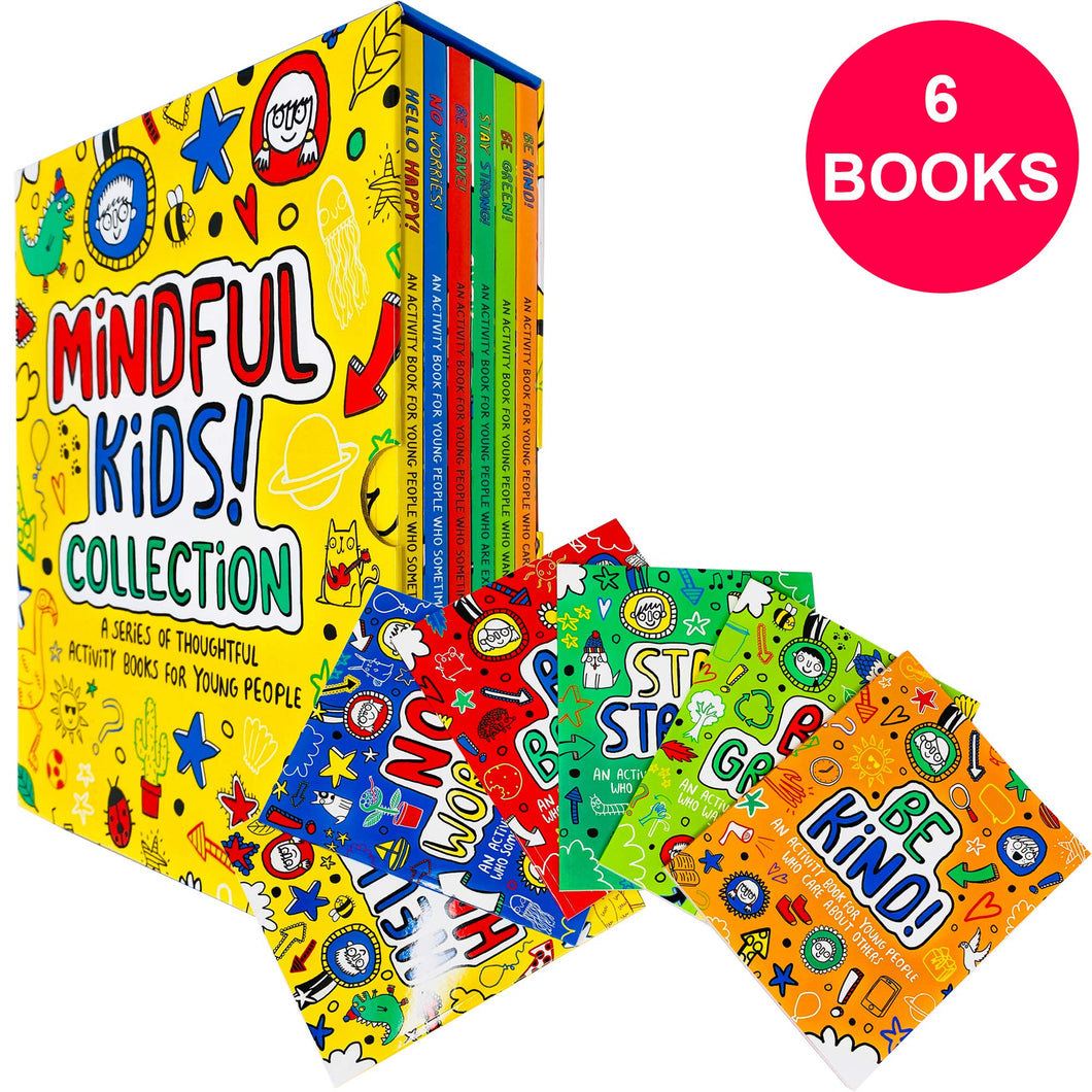 Mindful Kids 6 Books Activity Pack Children Set Paperback Box Set By Katie Abey 