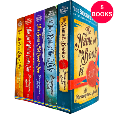 Secret Series 5 Books Adult Collection Paperback Set By Pseudonymous Bosch 