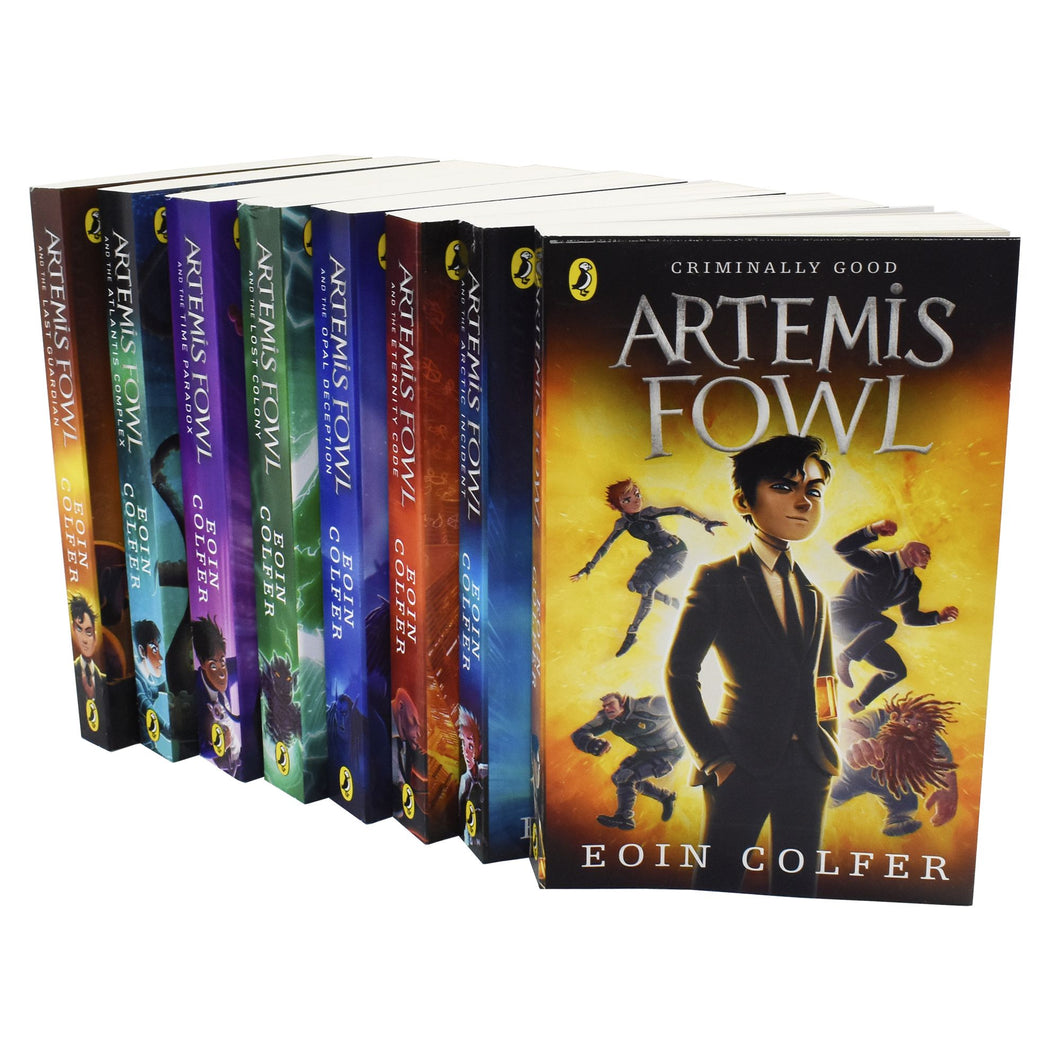 Artemis Fowl Series Complete Collection 8 Books Set By Eoin Colfer - Ages 9-16 - Paperback