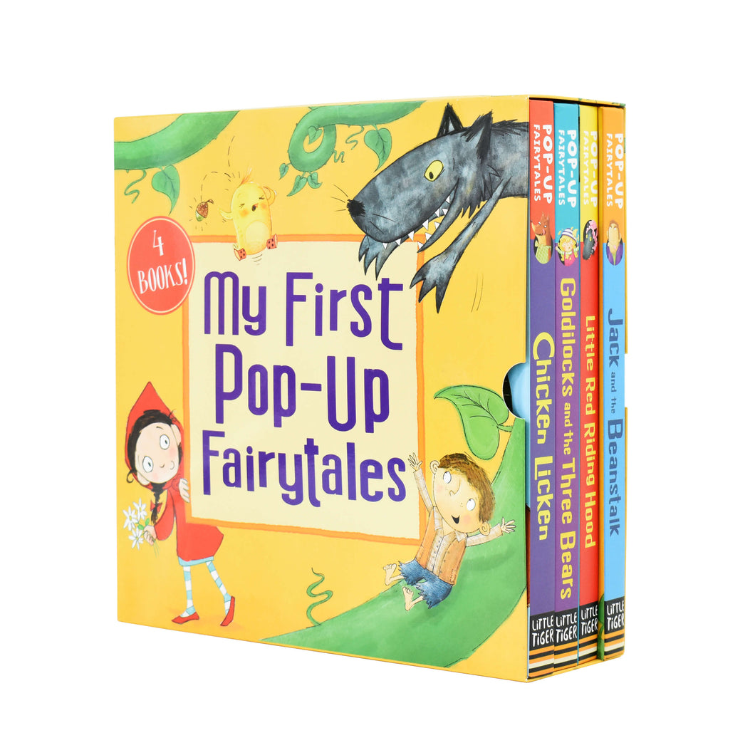 My First Pop Up Fairytales 4 Books Collection by Little Tiger - Ages 0-5 - Hardback