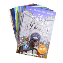Load image into Gallery viewer, The Legends Of King Arthur Easy Classic 10 Books Box Set By Tracey Mayhew - Ages 7-9 - Paperback