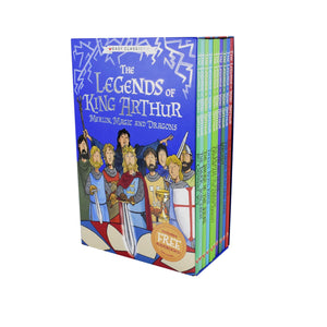 The Legends Of King Arthur Easy Classic 10 Books Box Set By Tracey Mayhew - Ages 7-9 - Paperback