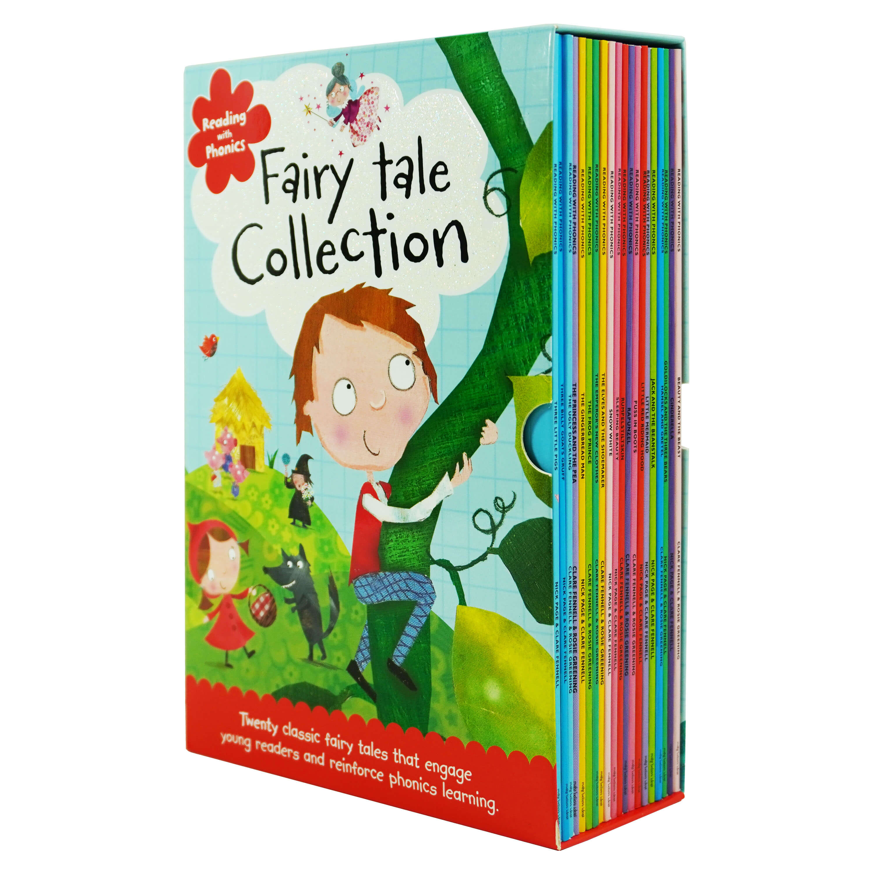 Reading with Phonics Fairy Tale Collection 20 Books Box Set - Age 5+ -  Paperback