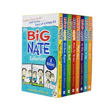 The Big Nate Collection Series by Lincoln Peirce 8 Books Box Set - Ages 9-14 - Paperback