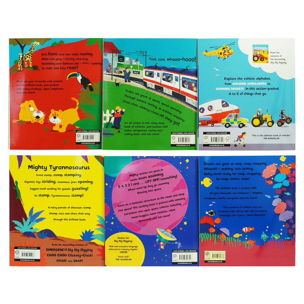 Dig Dig Digging & Other Stories 6 Books Children Collection By Margaret Mayo & Alex Ayliffe - Ages 0-5 -Paperback - Bangzo Books Wholesale