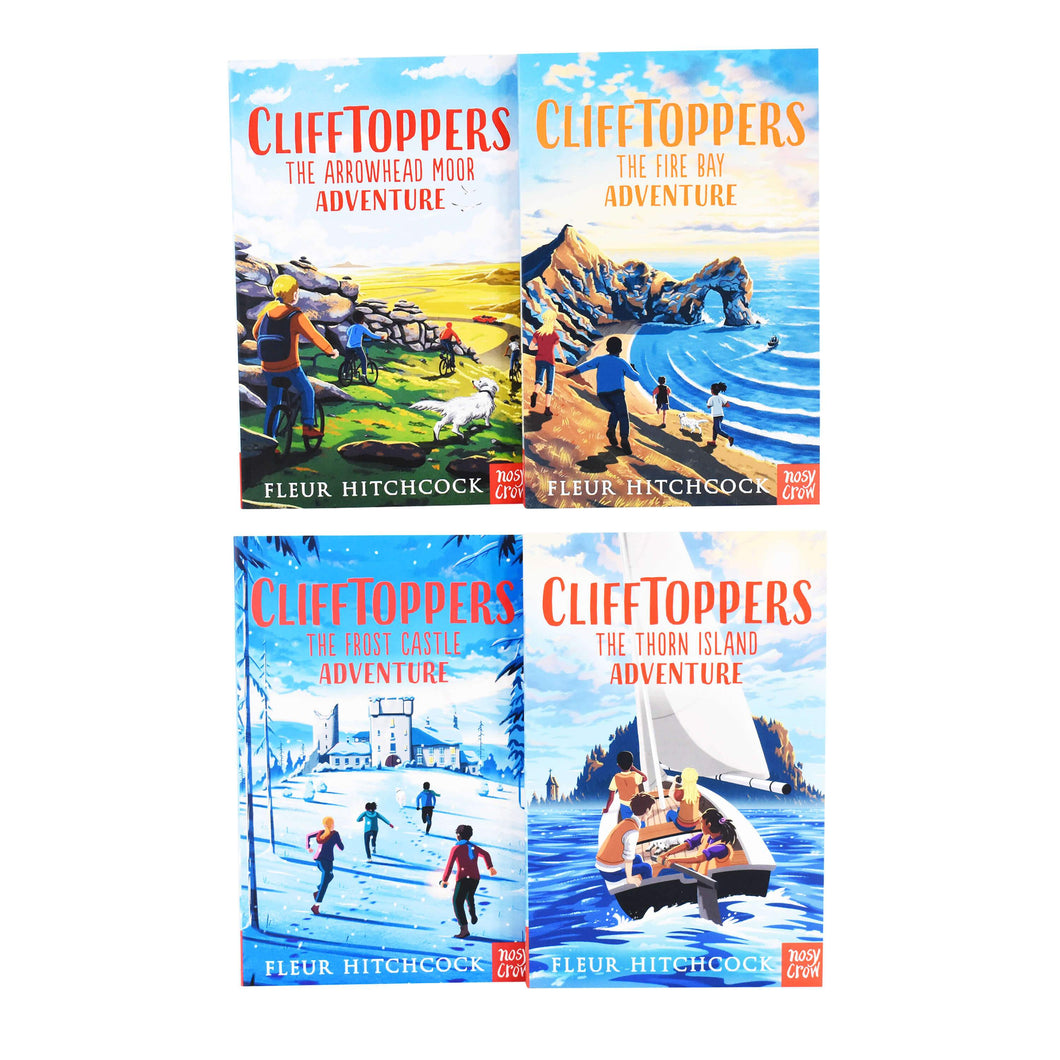 Clifftoppers Adventure 4 Books Colelction Paperback by Fleur Hitchcock