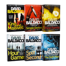 Load image into Gallery viewer, King and Maxwell Series 6 Books Collection Set by David Baldacci - Ages 18 years and up - Paperback