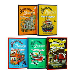 The Mysterious Benedict Society Complete Series 5 Books Collection by Trenton Lee Stewart - Age 9-14 - Paperback