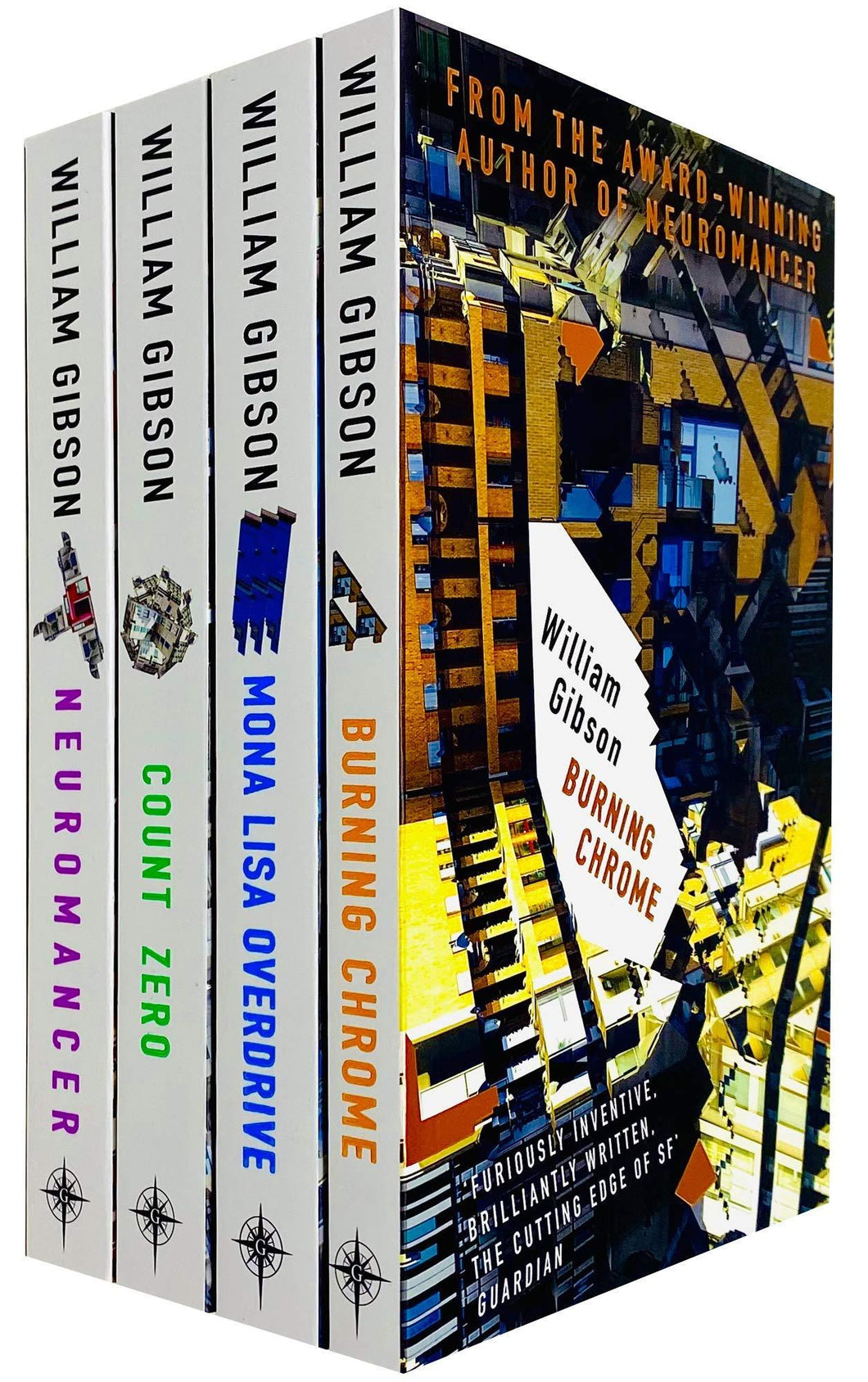 Sprawl Series Complete 4 Books Collection Set by William Gibson - Fiction - Paperback