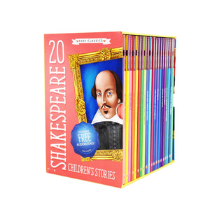 20 Shakespeare Easy Classics Childrens Stories The Complete Collection - Includes FREE audio (QR codes)