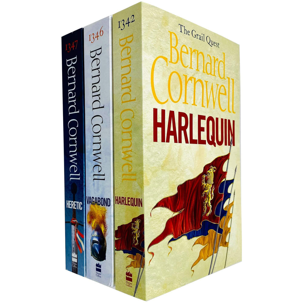 The Grail Quest Trilogy by Bernard Cornwell 3 Books Collection Set - Fiction - Paperback - Bangzo Books Wholesale