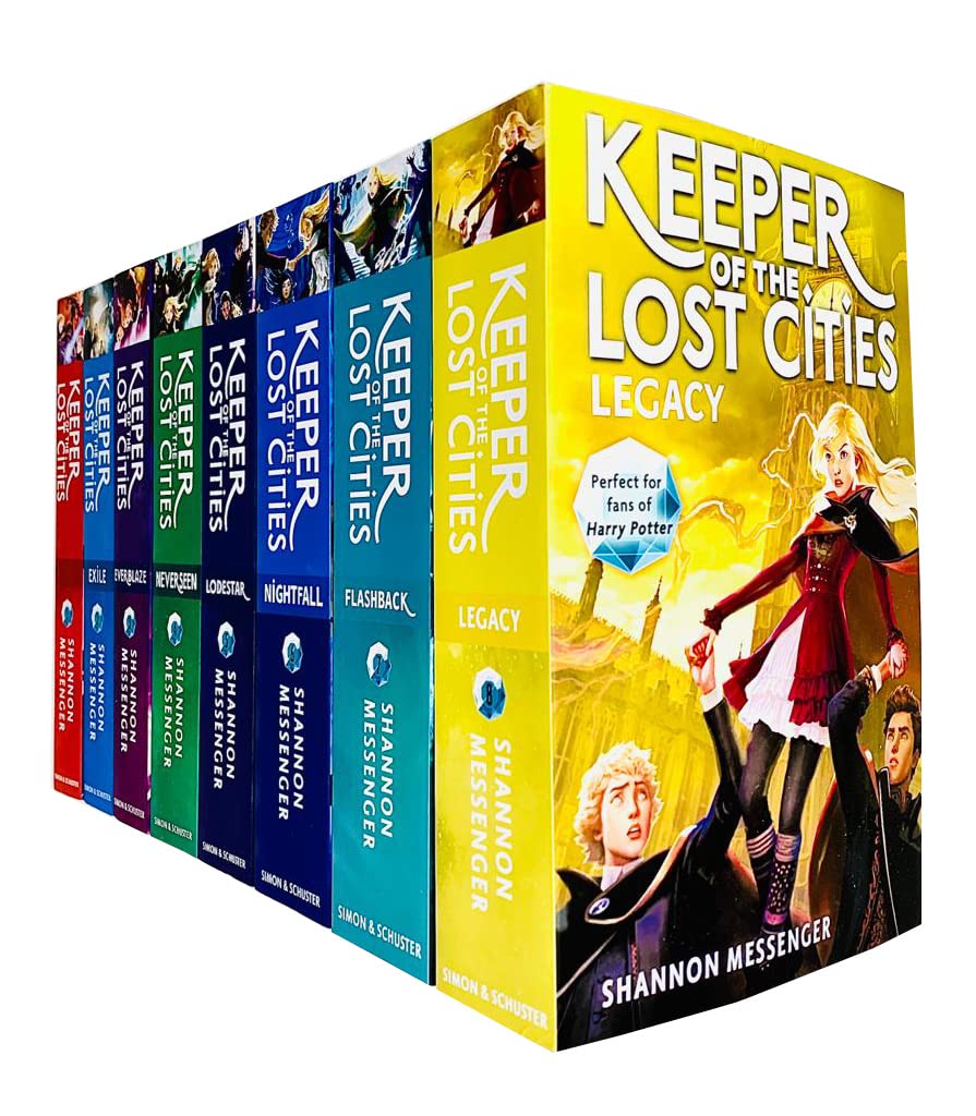 Keeper of the Lost Cities by Shannon Messenger 8 Books Collection Set - Ages 8+ - Paperback - Bangzo Books Wholesale