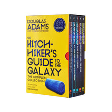 Load image into Gallery viewer, The Hitchhiker&#39;s Guide to the Galaxy by Douglas Adams: Complete Books 1-5 Box Set - Fiction - Paperback