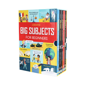 Usborne Big Subjects for Beginners 5 Books Collection Box Set - Ages 7+ - Hardback