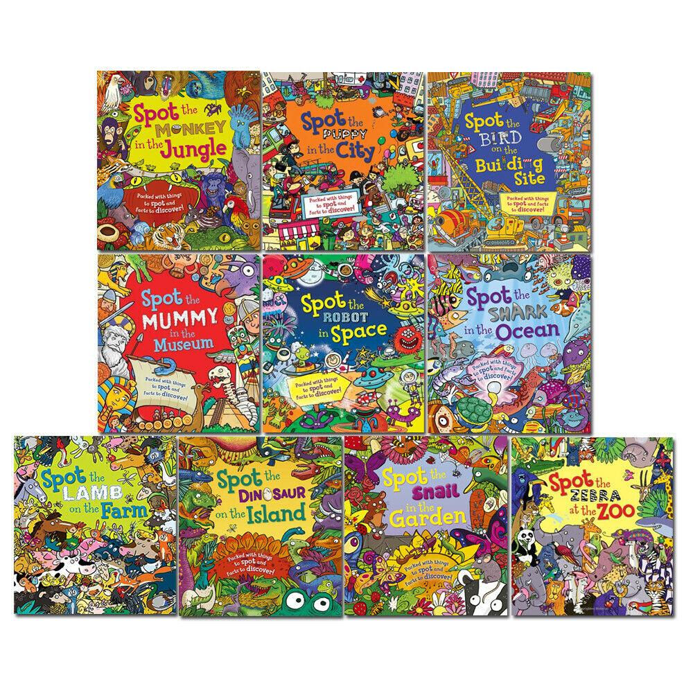 Spot & Facts To Discover By Alexandra Koken 10 Picture Books Children Collection Set - Paperback -Age 4-7 - Bangzo Books Wholesale